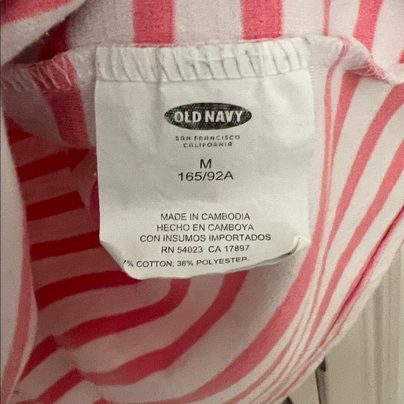Old Navy Pink and White Striped Dress Size M - Picture 5 of 8